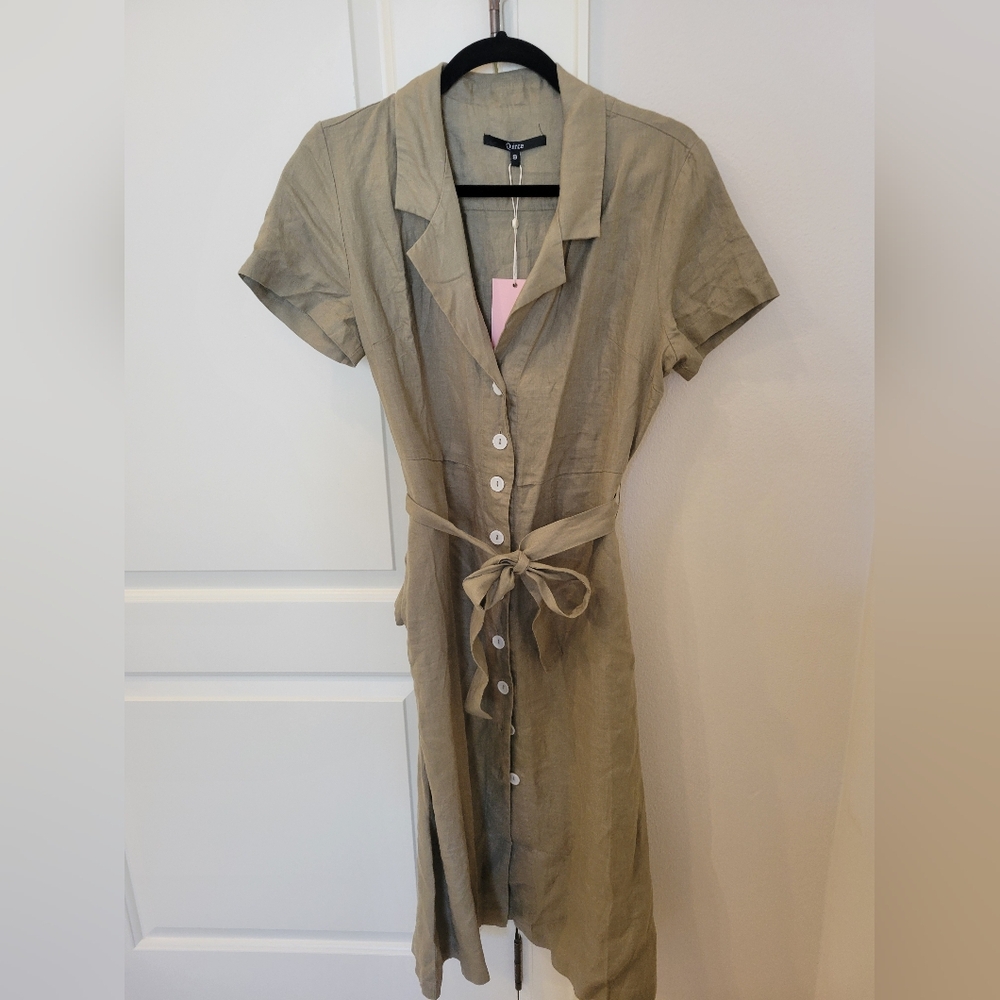 NWT Quince 100% European Linen Dress